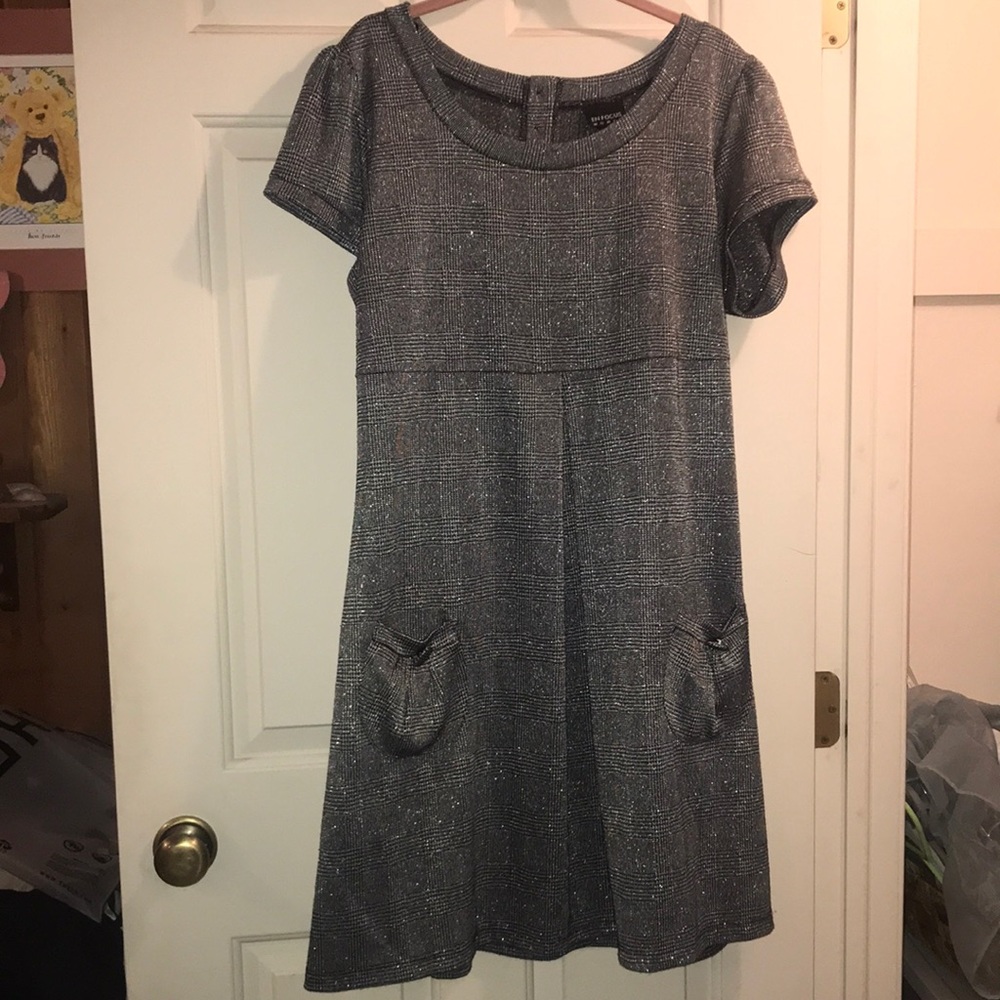 Silver party dress